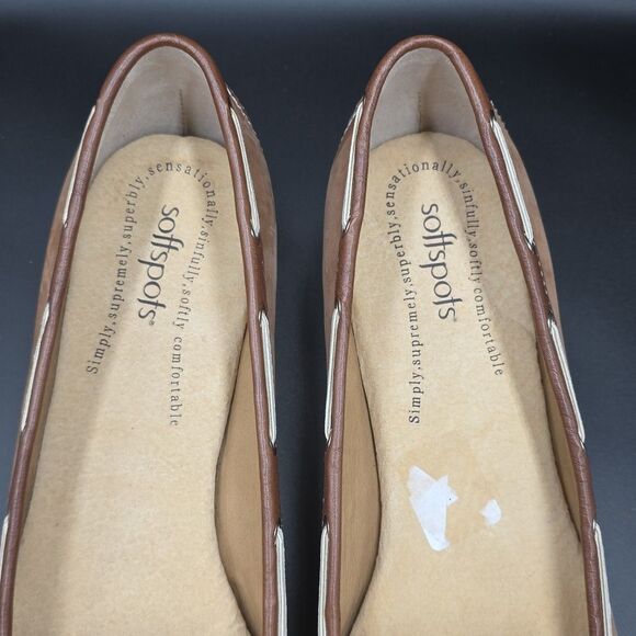 Softspots Ally Loafer Slip On Comfort Boat Shoe Leather Women's 11 CBKJ11 New - Picture 3 of 12